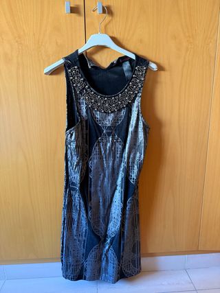 Vestido Custo estampado