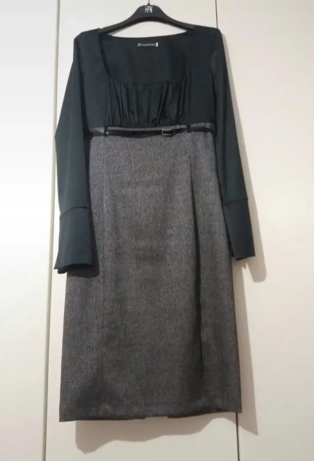 Abito donna nero e grigio