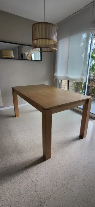 Mesa extensible Maison du Monde madera