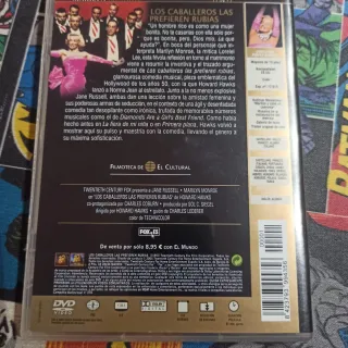 DVD Los Caballeros las Prefieren Rubias