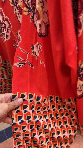 Final Conjunto de punto estampado mujer