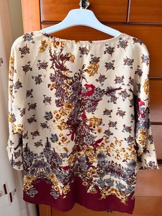 Blusa blanca de vestir