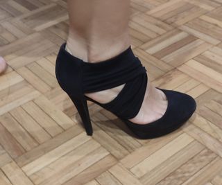 Zapatos de tacón negros