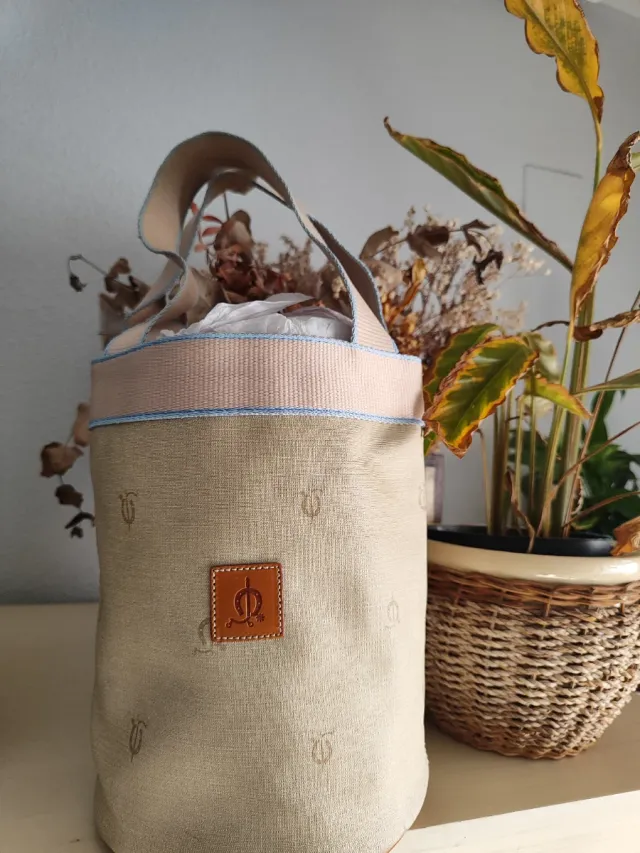 Bolso El Caballo Beige y Marrón