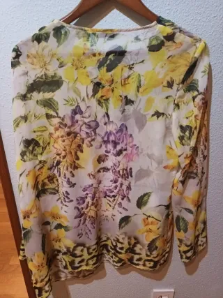Blusa seda PUNTO ROMA floral