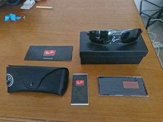 Gafas de Sol Ray-Ban Plata y Negro