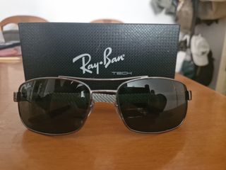 Gafas de Sol Ray-Ban Plata y Negro