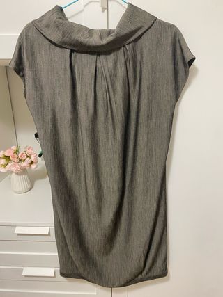Vestido Zara gris