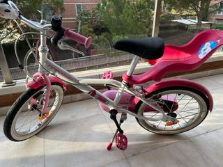 Bicicleta Niña Decathlon B'Twin Rosa