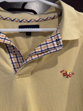 Polo Spagnolo Amarillo Hombre Talla XS
