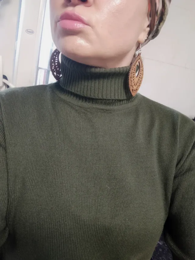 Vestido Venca verde talla M