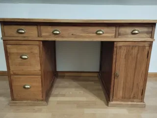 Escritorio Madera Maciza Cajones