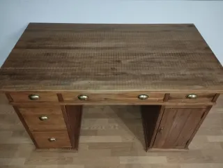 Escritorio Madera Maciza Cajones