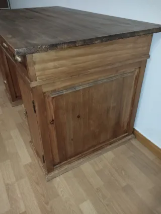 Escritorio Madera Maciza Cajones