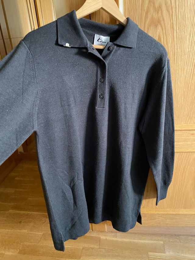 Jersey de lana Merino Kim gris