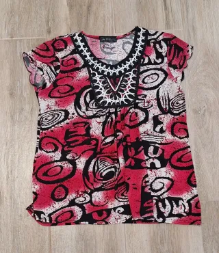 Blusa Estampado Abstracto