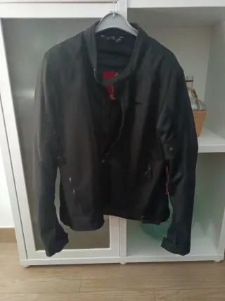 Chaqueta Motero Negra