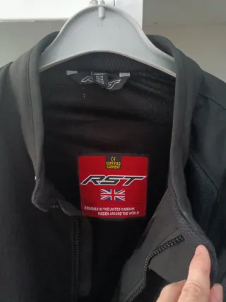 Chaqueta Motero Negra