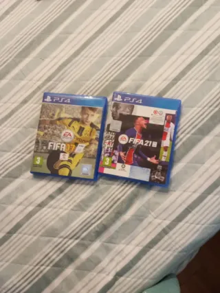 FIFA 17 y FIFA 21 PS4