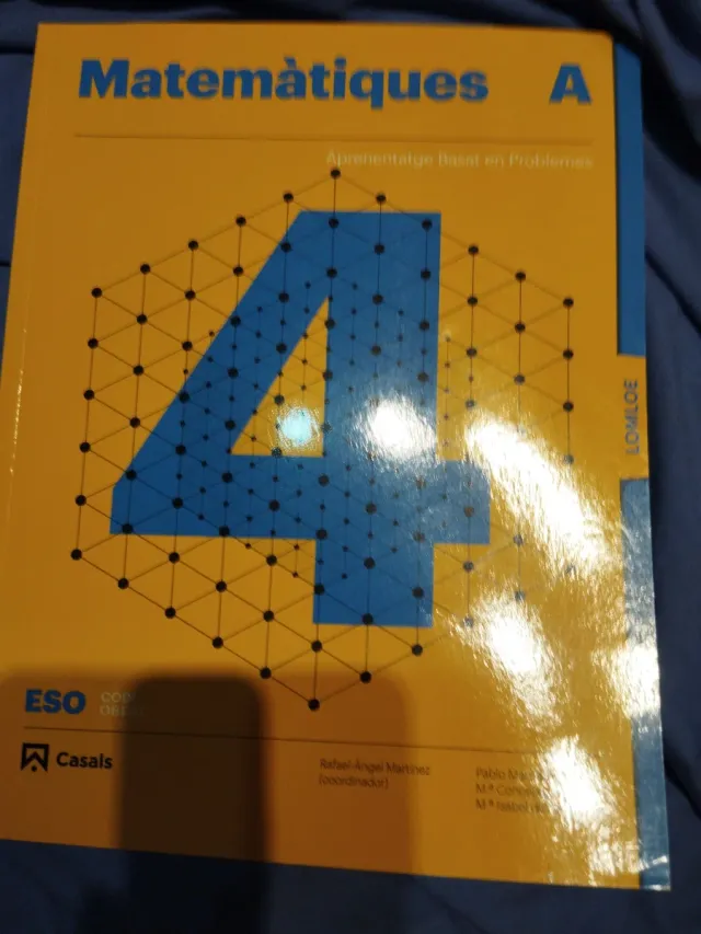 Matemàtiques 4 A ESO LOMLOE
NUEVO