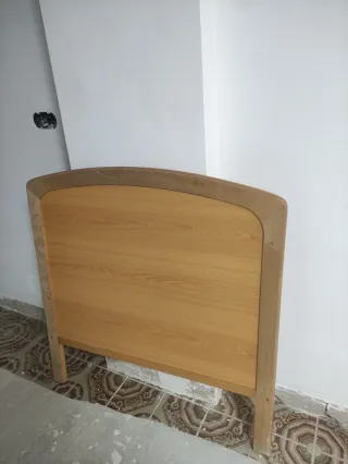 Cabecero de cama de madera 90