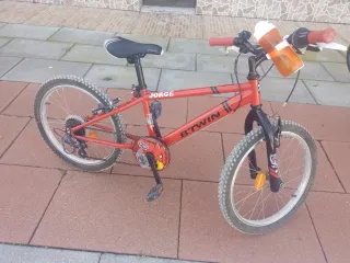 Bicicleta Infantil Roja 5-8 años