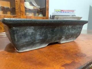 Vaso ceramica laccata per bonsai