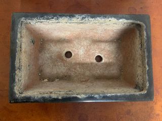 Vaso ceramica laccata per bonsai