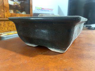 Vaso ceramica laccata per bonsai