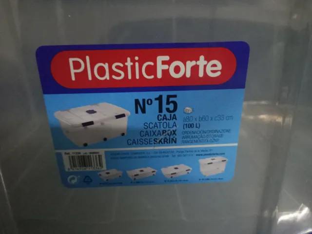 Caja de Almacenaje PlasticForte Nº15