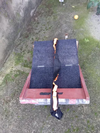 Cajón de pesca con asiento