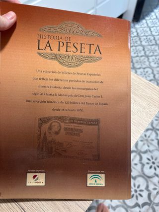 Libro Historia de la Peseta