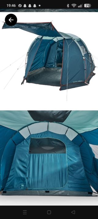 Tienda campaña familiar 4/6/8 personas
