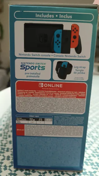 Nintendo Switch V2 Console Neon Blu/Red - BUNDLE