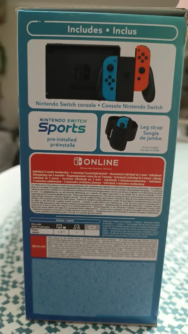 Nintendo Switch V2 Console Neon Blu/Red - BUNDLE