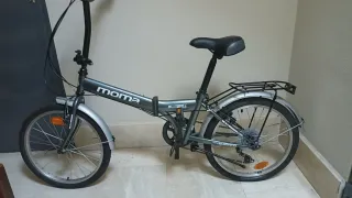 Bicicleta Plegable Moma Street Gris