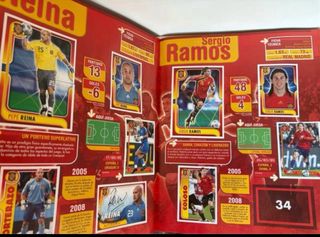 4 Álbumes fútbol + muchos cromos NUEVOS