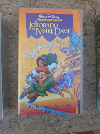 3 Películas VHS Disney Clásicos (Español)