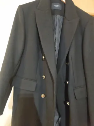 Abrigo azul oscuro WOMAN