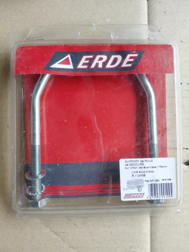 Soportes para rueda de remolque erde 