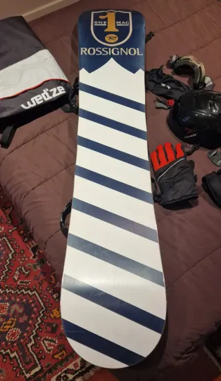 Snowboard Rossignol ONE:MAG 156cm + Accesorios