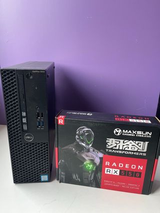 Dell Optiplex 3050 con Tarjeta Gráfica RX 550 