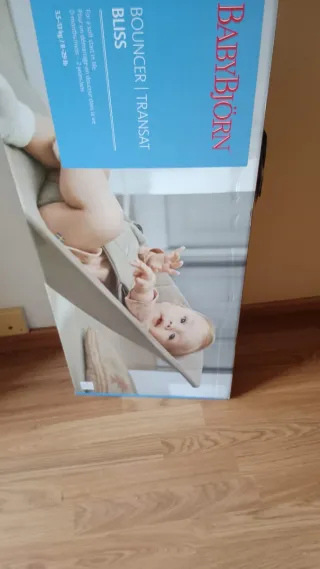 Hamaca bebé Babybjörn gris