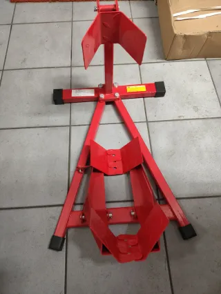 Caballete Rueda Delantera Moto Rojo