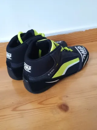 Botines Karting OMP KS3 Negro/Amarillo