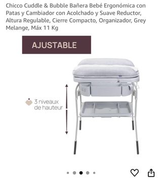 Bañera cambiador marcha chicco