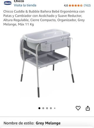 Bañera cambiador marcha chicco