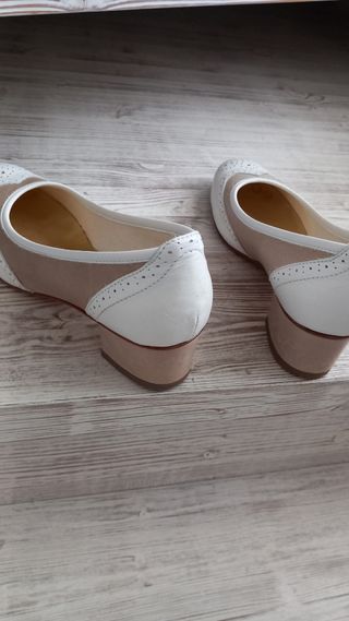 Décolleté bianche e beige n.37