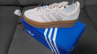 Zapatillas Adidas Gazelle Mujer Beige/Rosa