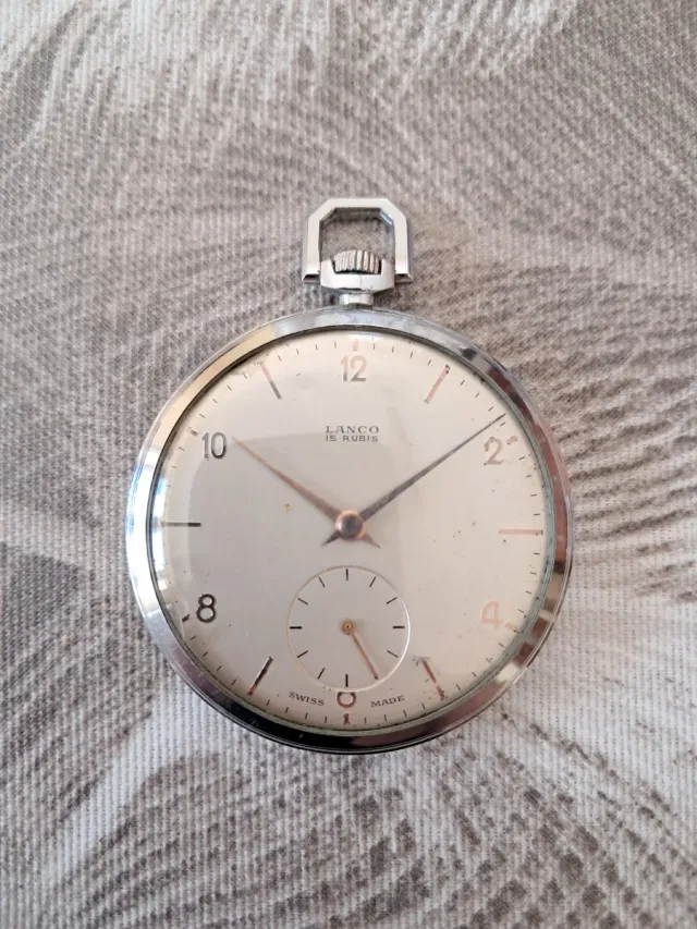 Orologio da tasca Lanco 15 Rubis Swiss Made